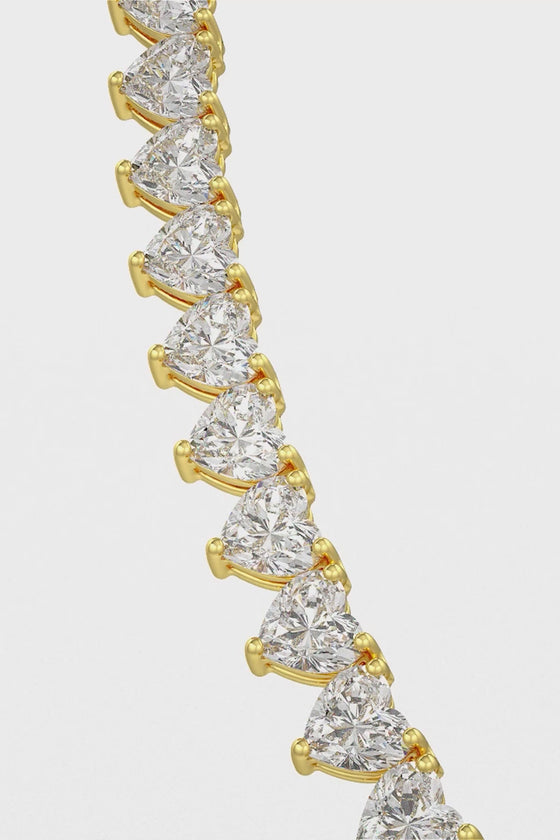 Heart Shaped Solitaire Necklace