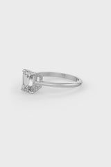 Emerald Cut Solitaire Engagement Ring