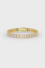Emerald Cut Solitaire Tennis Bracelet