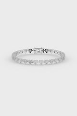 Heart Shaped Solitaire Tennis Bracelet