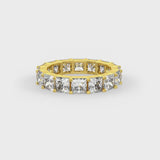 Square Shaped Solitaire Wedding Bands