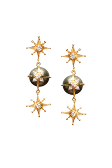  Black Pearl Dangler Earrings